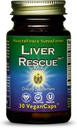 HealthForce SuperFoods Liver Rescue - Natural Liver Cleanse - με Ρίζα Μήλου & Δαντελιάς - Χωρίς γλουτένη & Vegan - 30 κάψουλες