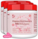 Νέα αναβάθμιση πολυβιταμίνης PCOS, 2024 Multivitamin,Hormone Balance for Women-Cycle Support Supplement-Menopause and Mood Support Supplement PMS Support for Women (360 Caps)