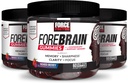 FORCE FACTOR Forebrain Gummies, 3-Pack, Nootropic Brain Support Supplement for Memory & Focus, Brain Vitamin with COGNIGRAPE & Huperzine A, Focus Gummies to Support Rechall & Sharpness, 180 Gummies