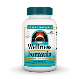 Source Naturals Wellness Formula Bio-Aligned Vitamins & Herbal Defense for Immune System Support - Συμπλήρωμα διατροφής & Ανοσία Booster - 60 Κάψουλες