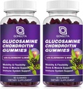 Glucosamine Chondroitin Gummies - 2- Συσκευασία, επιπλέον δύναμη 1500mg Γλυκοσαμίνη με MSM & Elderberry, Ευελιξία Υποστήριξη, Best Cartilage & ανοσοποιητικό συμπλήρωμα υποστήριξης για άνδρες και γυναίκες - 120 καταμέτρηση