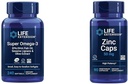 Επέκταση ζωής Super Omega-3 EPA/DHA ιχθυέλαιο, Sesame Lignans & εκχύλισμα ελιάς - Omega 3 συμπλήρωμα & καπάκια ψευδαργύρου, ψευδάργυρος 50 mg, κιτρικό ψευδάργυρο, Υποστήριξη Ανοσοποιητική άμυνα του σώματος