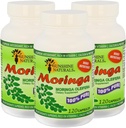 Sunshine Naturals Moringa συμπλήρωμα διατροφής. Βοήθεια ανοσοποιητικού συστήματος, ενισχυτής ενέργειας, αντιοξειδωτική υποστήριξη, και Nutrient-Rich Superfood. Προωθεί Digestion και Heart Health. 120 κάψουλες. Συσκευασία των 3