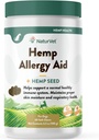 NaturVet Hemp Allergy Aid Supplement for Dogs, Hemp Seed, Antioxidants, Omegas, Dha & Epa for Healthy Skin & αναπνευστική υγεία, 60 Count