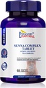 (8 Pack) Esmond Natural: Senna Complex Tablet - Λεμόνι & Πράσινο Τσάι (Bowel Health, Cleansing & Regularity), GMP, Φυσικό Προϊόν Assn Certified, Made in USA - 620mg, 480 Tablets