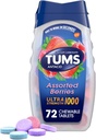 TUMS Ultra Strength μασώμενα αντιόξινα δισκία για ανακούφιση από εγκαύματα και όξινη δυσπεψία