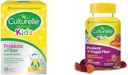 Culturelle Kids Probiotic + Fiber Packets (Ages 3+) - 24 Count - Digestive Health & Immune Support & Daily Probiotic for Kids + Veggie Fiber Gummies (Ages 3+) - 30 Count