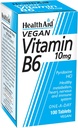 Health Aid Vitamin B6 (Pyridoxine HCl) 10mg 100 δισκία