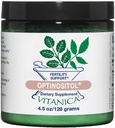 Vitanica Optinositol - Ovulation Support with Myo-Inositol & D-Chiro Inositol - Γυναικείο Συμπλήρωμα Υγείας με 4000 mg Myo-Inositol Powder & 100 mg D Chiro Inositol - Pro Logo - 4. 4 Oz