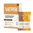 Verb Caffeinated Energy Bars Variety Pack - 2 Delicious Γεύσεις (26g, Pack of 16) 110-Calorie Delicious Χαμηλή Ζάχαρη Energy Bar, Vegan & Gluten Free On-the Go Snack with 80mg Green Tea Caffeine