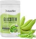 NaturalSlim Prebiotic Resistant Starch Supplement με Πράσινο Άλευρο Μπανάνας Organic & Pea Starch Blend Glucotein Powder - Μη ΓΤΟ & Χωρίς Γλουτένη - 16 Σερβιέτες