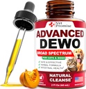 Natural Cat & Dog Intestinal Defense - Herbal Broad Spectrum Cleanser - Helps Remove Parasites & Toxins - Υγρό συμπλήρωμα φαρμακευτικής αγωγής για κουτάβια & γατάκια – Υποστήριξη UTI - Made in USA