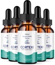 Cortexi Ear Drops - Cortexi ακροαματική υποστήριξη σταγόνες, Cortexi Drops, Cortexi Κριτικές - Προωθεί την ακουστική σαφήνεια, υποστηρίζει υγιή ακοή 5 πακέτα