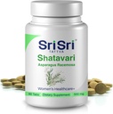 Sri Sri Tattva Shatavari Asparagus Racemosa Διαιτητικά συμπληρώματα – 60 δισκία 500mg Βιολογικό Shatavari– Αναπαραγωγικό Υγεία Αγιουρβεντικό βότανα για εξισορρόπηση Vata & Pitta