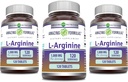 Amazing Formulas L-Arginine Supplement | 1000 Mg Per Serving | Tablets | Amino Acid Supplement for Women & Men | Non-GMO | Gluten Free | Made in USA (120 Count | 3 Pack)