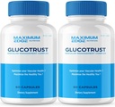 rize labs - Glucotrust Supplement Capsules, Advanced Balance Max Formula Complex Blend Edge (120 Capsules)