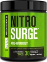 Jacked Factory NITROSURGE Preworkout Supplement - Ατελείωτη ενέργεια, στιγμιαία κέρδη δύναμη, σαφή εστίαση, Έντονες αντλίες - ΟΧΙ Booster & Ισχυρή Preworkout Energy Powder - 30 εξυπηρετούν, Πράσινη Apple