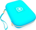 CASEMATIX 8" Turquoise Asthma Inhaler Case for Travel Fits Spacer, Mask and Accessories, Includes Case Only