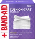 Band-Aid Brand Medium Gauze Pads, 3x3 Inch (Συσκευασία 25)