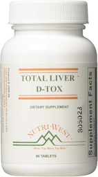 Nutri-West - Σύνολο ήπατος-D-Tox - 60