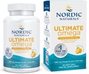 Nordic Naturals Ultimate Omega in Fish Gelatin, Lemon Flavor - 60 Soft Gels - 1280 mg Omega-3 - High-Potency Fish Oil Supplement - EPA & DHA - Promotes Brain & Heart Health - Non-GMO - 30 Servings