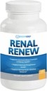 Renal Renew: Advanced Kidney Cleanse Detox & Repair Kidney Support Supplement. Breakthrough Smart Kidney Supplement Rejuvenates Kidney Health 120 Caps
