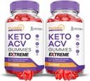 Justified Laboratories (2 Pack Turbo Rippped Keto ACV Gummies Extreme 2000MG Turbo Rippped Keto Gummies Apple Cider Vinegar Formed with Pomegranate Beet Juice Powder B12 Vegan Non GMO 120 Gummys
