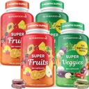Superfood Fruit and Veggie Supplement - κάψουλες φρούτων και λαχανικών 100% Ολόκληρο Super Fruit and Super Fry Supplements & Vitamins, με Olive Leaf (720 Count (Pack of 4))