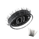 Lashify Gemini 10mm Gossamer Lashes σε μαύρο, εύκολο DIY False Lashes για ένα ογκώδες, wispy και παιχνιδιάρικο βλέμμα