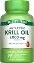Nature's Truth Antarctic Krill Oil 2000mg Softgels 
