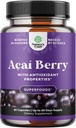 Natures Craf Acai Berry Αντιοξειδωτικό Υποστήριξη συμπλήρωμα απώλειας βάρους για γυναίκες και άνδρες - Βιταμίνες Ορυκτά Αντιοξειδωτικά Φόρμουλα Υποστηρίζει ανοσοποιητικό σύστημα και την ενίσχυση της ενέργειας Γνωστική υγεία - 60 Υπηρεσίες