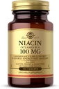 Solgar Niacin (Vitamin B3) 100 mg - 100 δισκία - Υποστηρίζει Μεταβολισμός ενέργειας - Μη ΓΤΟ, Vegan, Χωρίς γλουτένη, Χωρίς γαλακτοκομικά, Kosher - 100 σερβιρίσματα