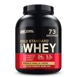 Optimum Nutrition Gold Standard 100% Whey Protein Powder, Γαλλική Vanilla Crème, 5 Λίρες (Packaging May Vary)