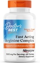 Doctors BEST Fast Acting Arginine Complex, Supports Cardiovascular Health, Non-GMO, Gluten Free, Soy Free, Vegan 60 Tablets
