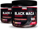 Force Factor Black Maca Gummies, 2-Pack, Black Maca Root για την ενίσχυση της ανδρικής ζωτικότητας, την αύξηση της ενέργειας και της δύναμης, με BioPerine για την ανώτερη απορρόφηση, νοστιμότατο πάθος γεύση μούρων, 120 Gummies