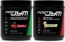 PRE JYM 30 μαύρο κεράσι & Post JYM Rainbow Sherbert μετά την προπόνηση 30 εξυπηρετεί το ποτό αποκατάστασης μυών