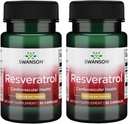 Swanson Resveratrol 100 100 Milligrams 30 Κάψουλες (2 Συσκευασία)
