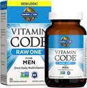 Garden of Life Vitamin Code Raw One for Men, Once Daily Multivitamin, 30 Capsules, One a Day Mens Vitamins Plus Fruit, Veggies & Probiotics for Mens Health, Vegetarian Multivitamins