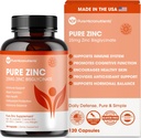 Pure Zinc Supplement 25mg - TRAACS Διγλυκινικό Χηλικό - 120 κάψουλες για την ανοσοποιητική υποστήριξη, την υγεία του δέρματος & την ενέργεια - για άνδρες και γυναίκες
