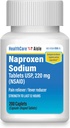 HealthCareAisle Naproxen Sodium, 220 mg - 200 caplets - Πόνος Αναπνευστήρα και Πυρετός Reducer, Έως 12 ώρες ανακούφισης