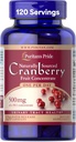 Puritan's Pride One A Day Cranberry - 120 κάψουλες υποστηρίζει την υγεία των ούρων