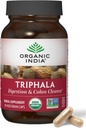 ORGANIC INDIA Triphala Κάψουλες Βιολογικό - φυτικό συμπλήρωμα με Amla, Bibhitaki, Χαριτάκη, Digestion & Colon Υποστήριξη, ανοσοποιητικό σύστημα Υποστήριξη, Adaptogen, Vegan, USDA Certified Organic - 90 Κάψουλες