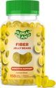 Φάιμπερ Jelly Bean Gummies για ενήλικες, Fiber συμπλήρωμα για Digestive υγεία, χορτοφάγους Fiber Gummy, 150 Jellybeans