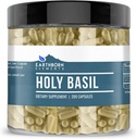 Earthborn Elements Holy Basil 200 Κάψουλες, Καθαρές & Αδιάλυτες, Χωρίς Πρόσθετα