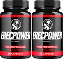 LIVORKA Erecpower Multivitamin Male Performance Capsules for Mens Health, Advanced Formula - 120 Capsules (2 Month Supply) - Pack of 2