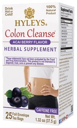 Hyleys Colon Cleanse Τσάι Acai Berry Flavor - 25 Τσάι Τσάι Τσάι (12 Συσκευασία - 300 Τσάι Τσάι Σύνολο)