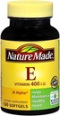 Nature Made dl-Alpha Vitamin E 400 IU Softgels 180 Soft Gels (πακέτο των 8)