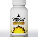 Candida Cleanse- Gut & Colon Support, Advanced Probiotic & Herbal Formula, Natural Herbal Formula (60 Capsules) A