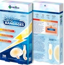 Medtecs Hydrocolloid Gel Bandage, Ellipse 20ct + Strip 10ct, Long-Lasting,Waterproof Adhesive for First Aid,Advanced Cushion for blister Prevention & Wound Care,2X Fast Healing for Heel,Fingers & Toes