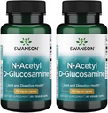 Swanson N-Acetyl D-Glucosamine - Natural Supplement Promoting Joints Support & Gastrointestinal Health - Natural Formula Supporting Healthy Cartilage - (60 Veggie Capsules, 750mg Each) (2 Pack)